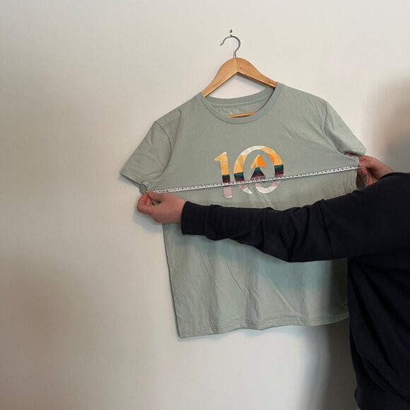 Ten Tree. T-Shirt. Light Mint. Multi Color Ten Tree Logo. Size M. Womens. - Picture 5 of 8